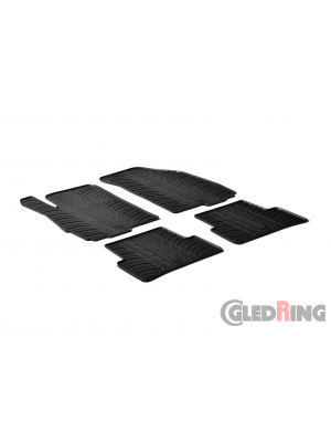 Original Gledring Passform Fußmatten Gummimatten 4 Tlg. - Chevrolet Aveo 2011->